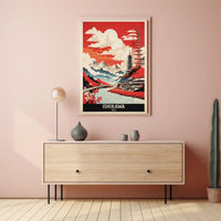 Ishikawa Landscape Vintage Travel Poster PosterGoat