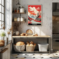 Ishikawa Landscape Vintage Travel Poster PosterGoat