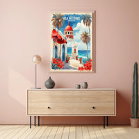 Isla Mujeres Seaside Charm Travel Poster PosterGoat
