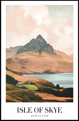 Isle of Skye Landscape Travel Poster PosterGoat