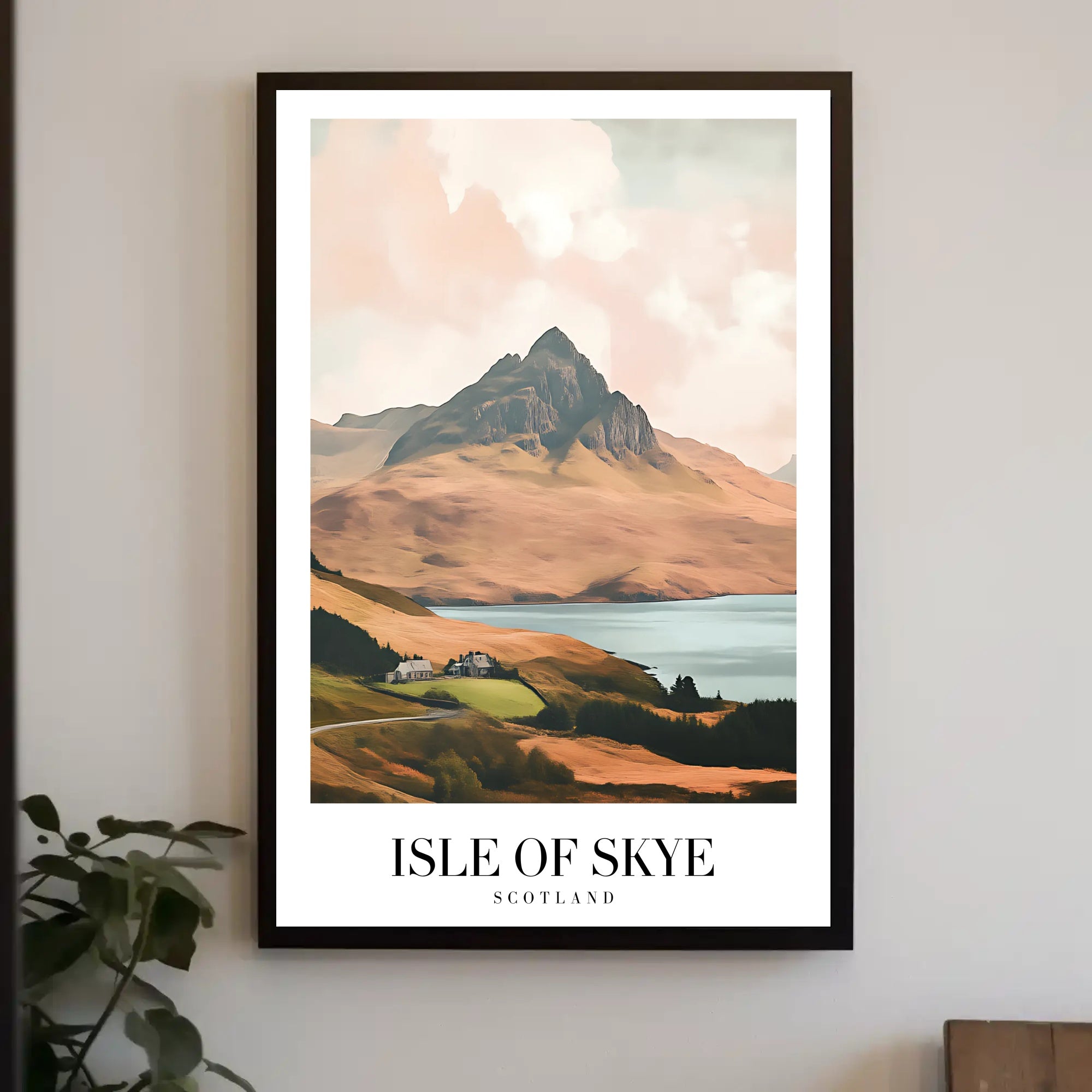 Isle of Skye Landscape Travel Poster PosterGoat