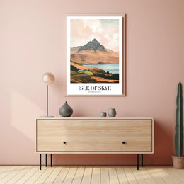 Isle of Skye Landscape Travel Poster PosterGoat