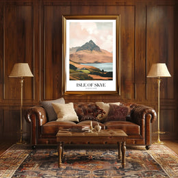 Isle of Skye Landscape Travel Poster PosterGoat