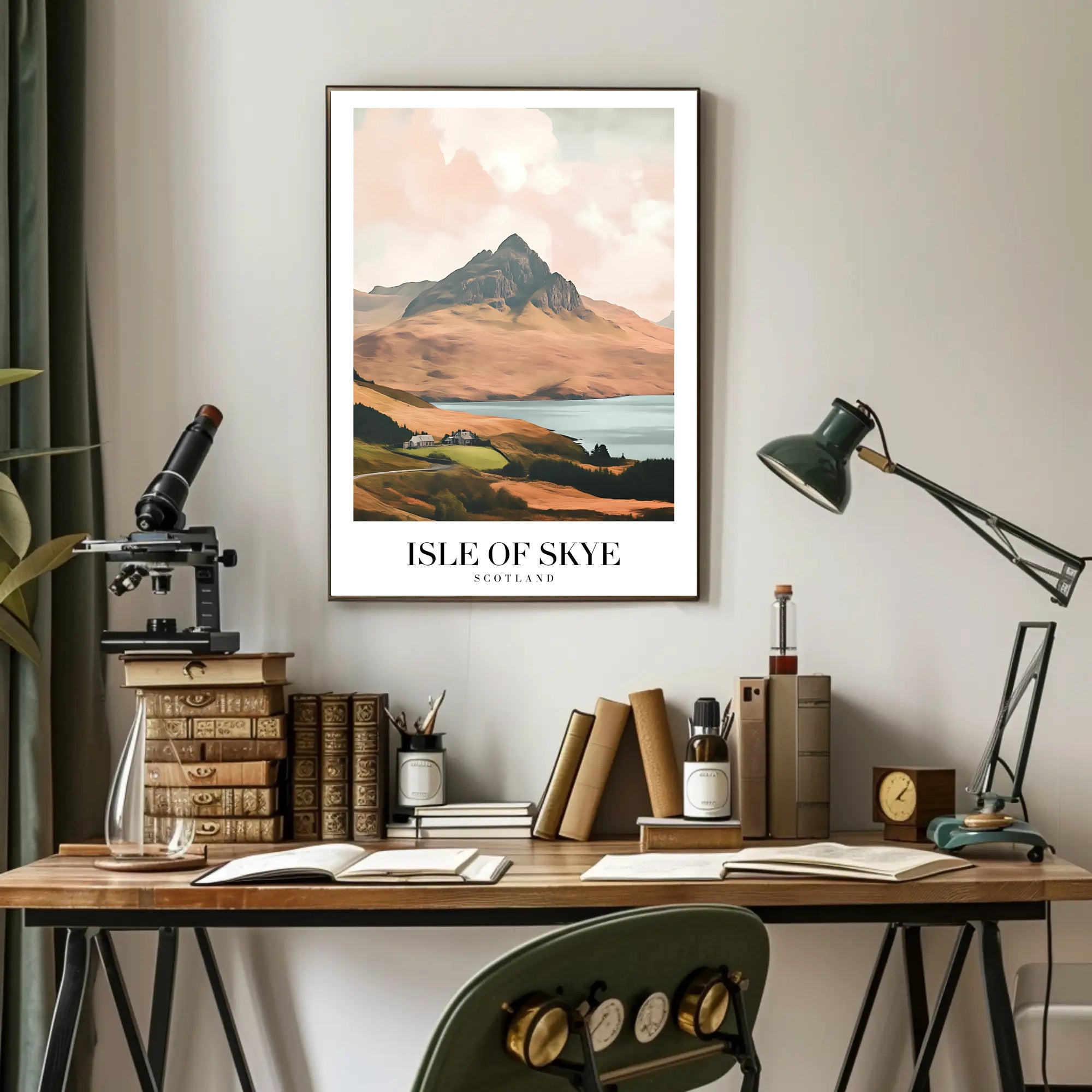Isle of Skye Landscape Travel Poster PosterGoat