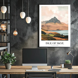 Isle of Skye Landscape Travel Poster PosterGoat