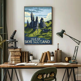 Isle of Skye Scotland Vintage Travel Poster PosterGoat