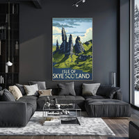 Isle of Skye Scotland Vintage Travel Poster PosterGoat