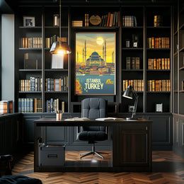 Istanbul Hagia Sophia Travel Poster PosterGoat