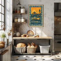 Istanbul's Allure on Two Continents Travel Poster PosterGoat