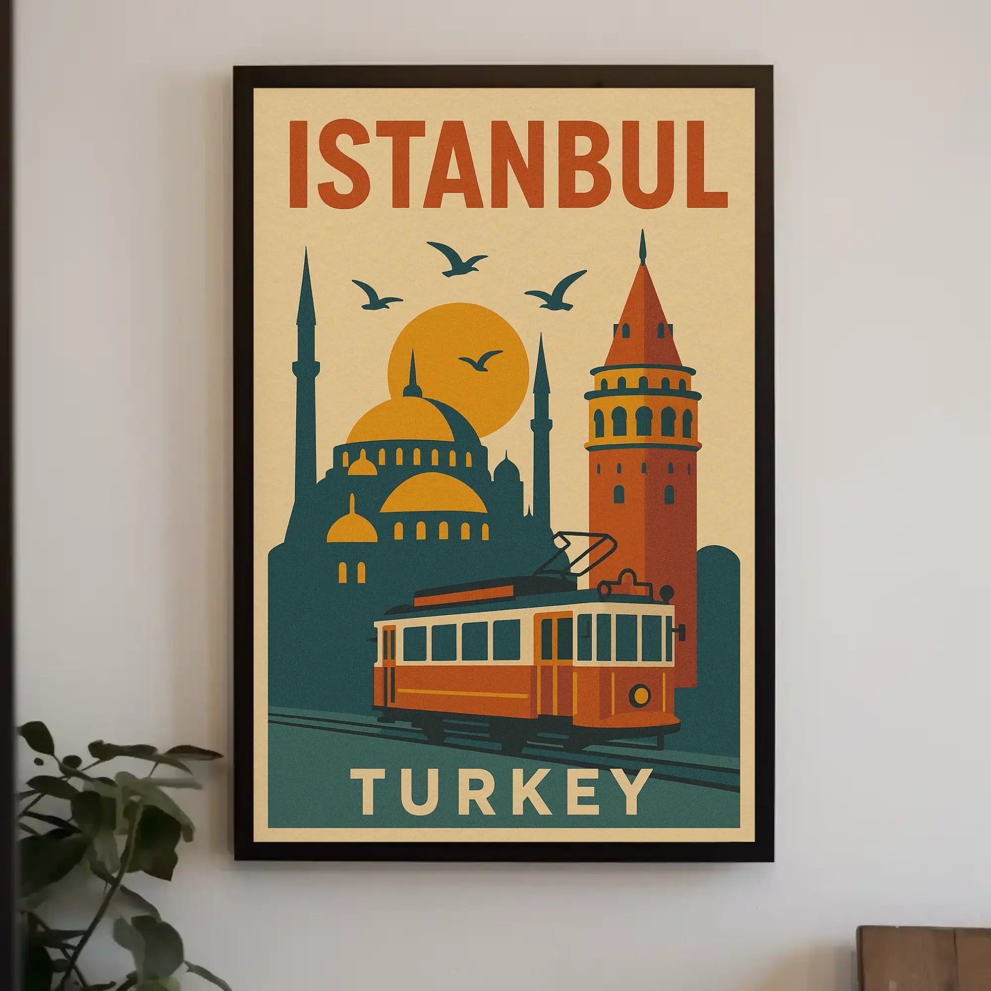 Istanbul's Legacy: Modern Meets Tradition Cultural Poster PosterGoat