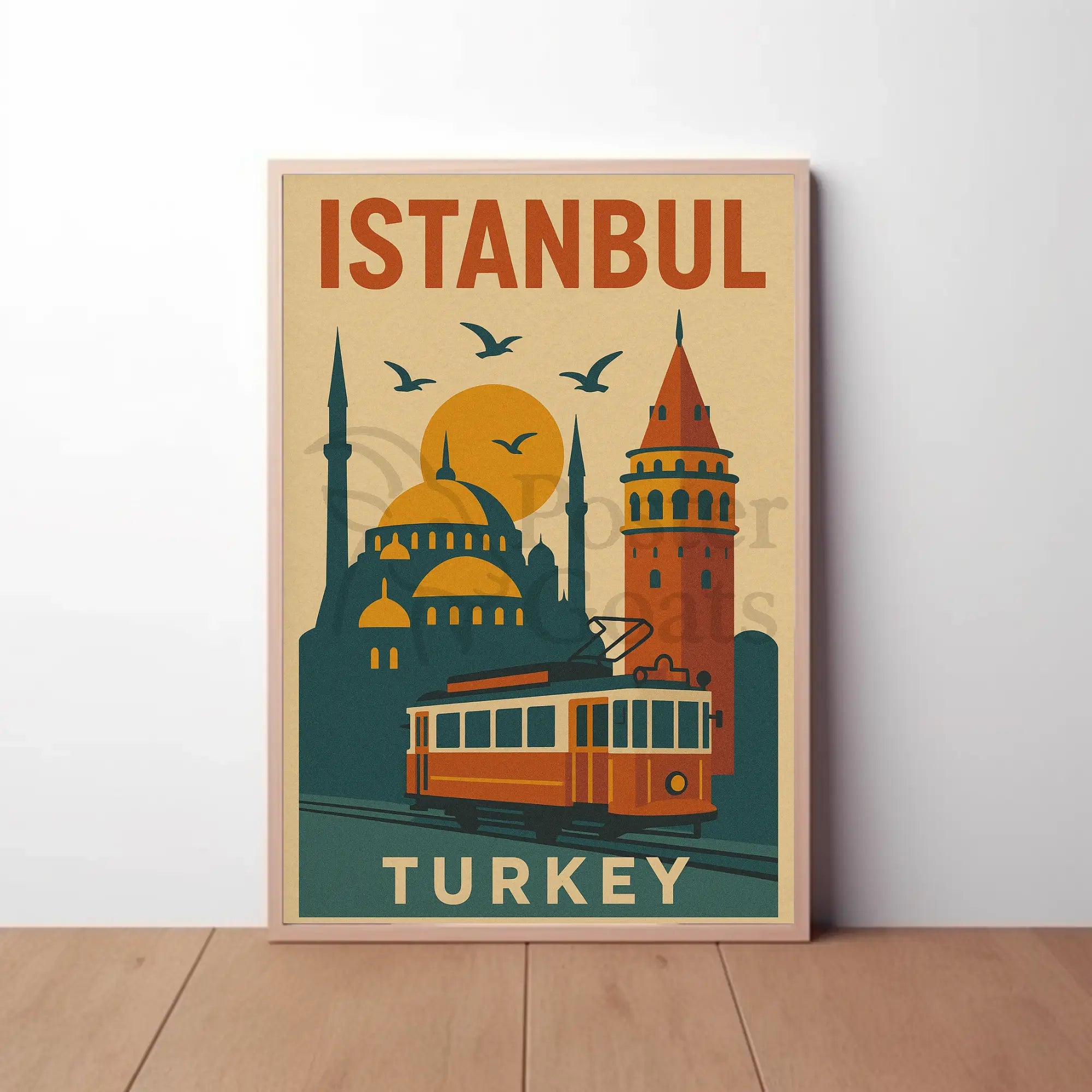 Istanbul's Legacy: Modern Meets Tradition Cultural Poster PosterGoat