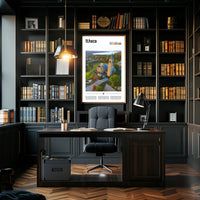 Ithaca Campus New York Travel Poster PosterGoat
