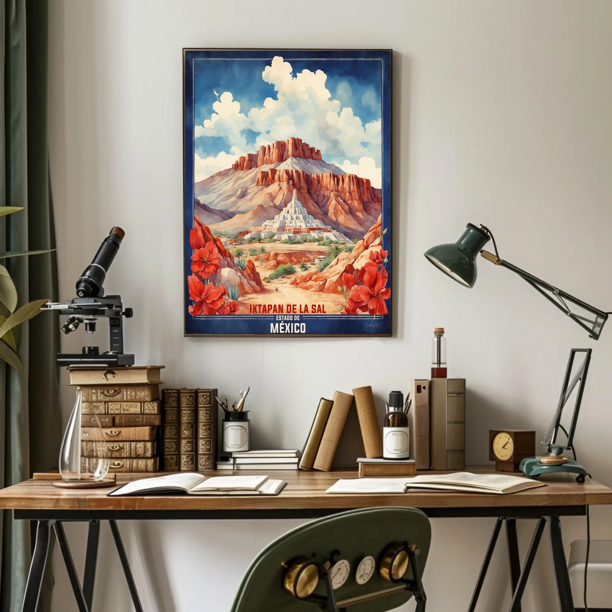 Ixtapan de la Sal Vintage Travel Poster PosterGoat