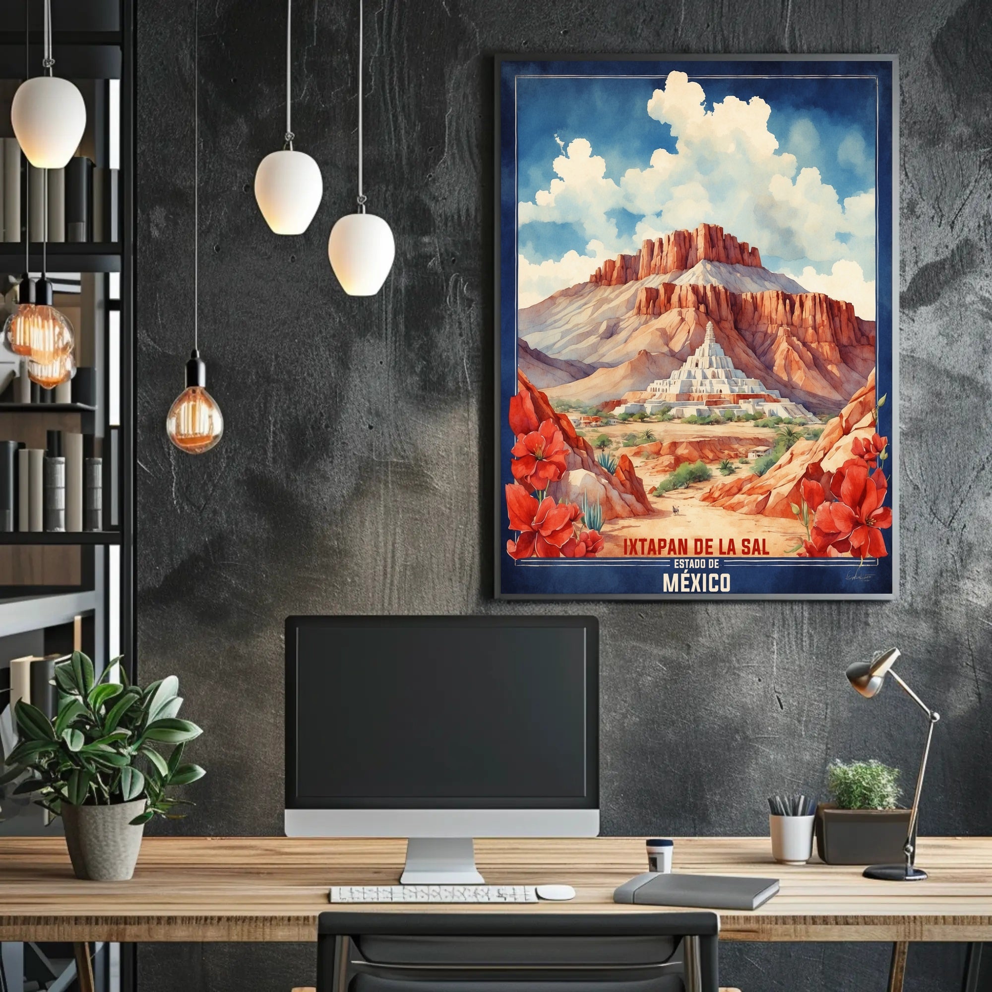 Ixtapan de la Sal Vintage Travel Poster PosterGoat