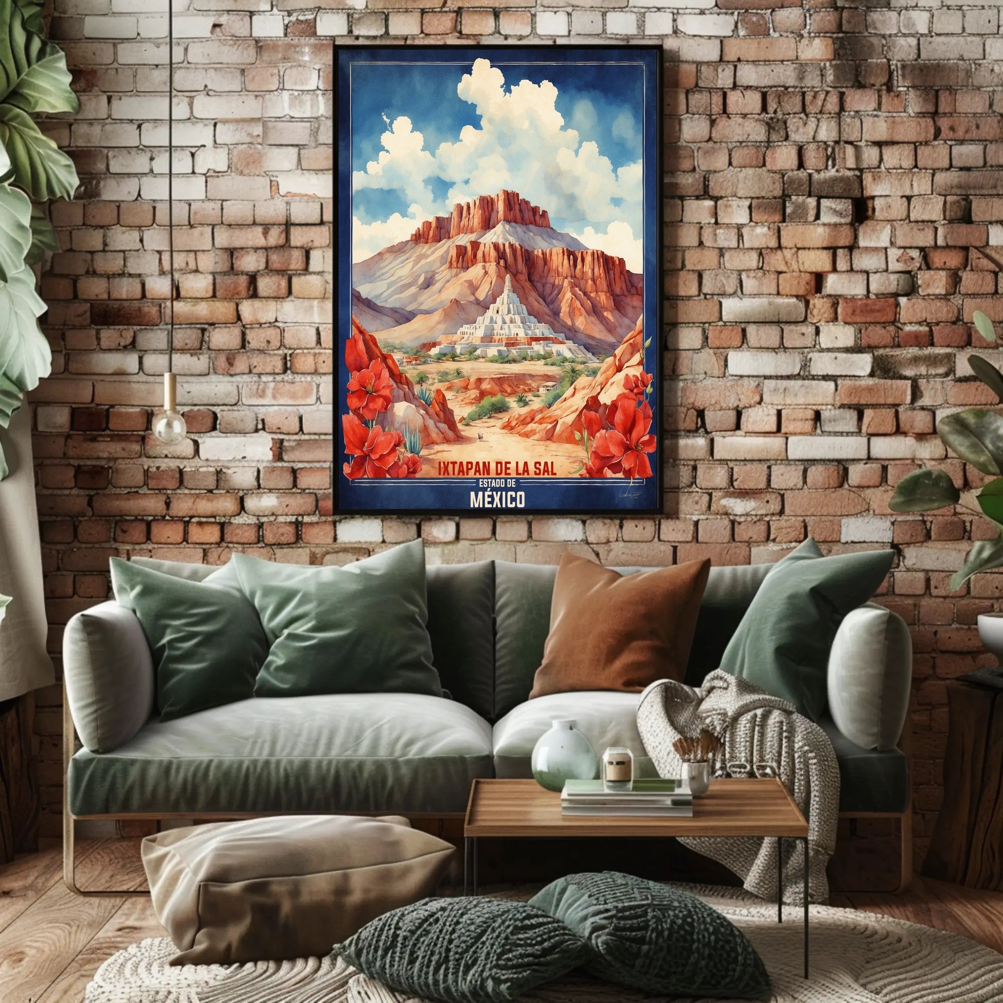 Ixtapan de la Sal Vintage Travel Poster PosterGoat
