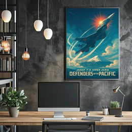 JASDF F-2 Viper Zero Defenders Poster PosterGoat