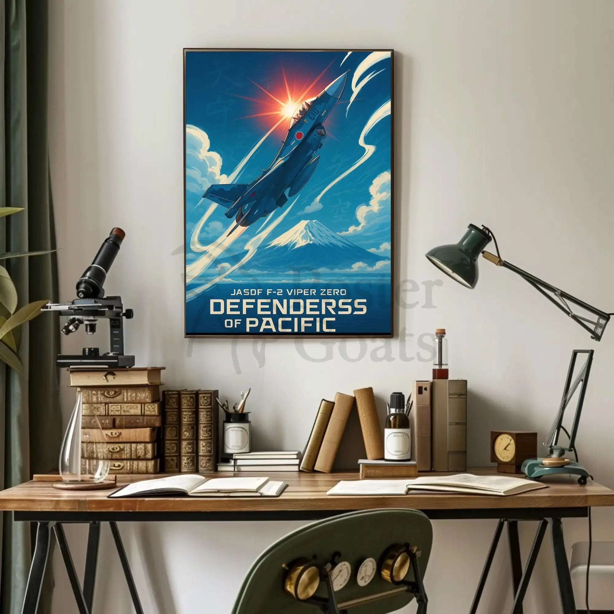 JASDF F-2 Viper Zero Japanese Poster PosterGoat