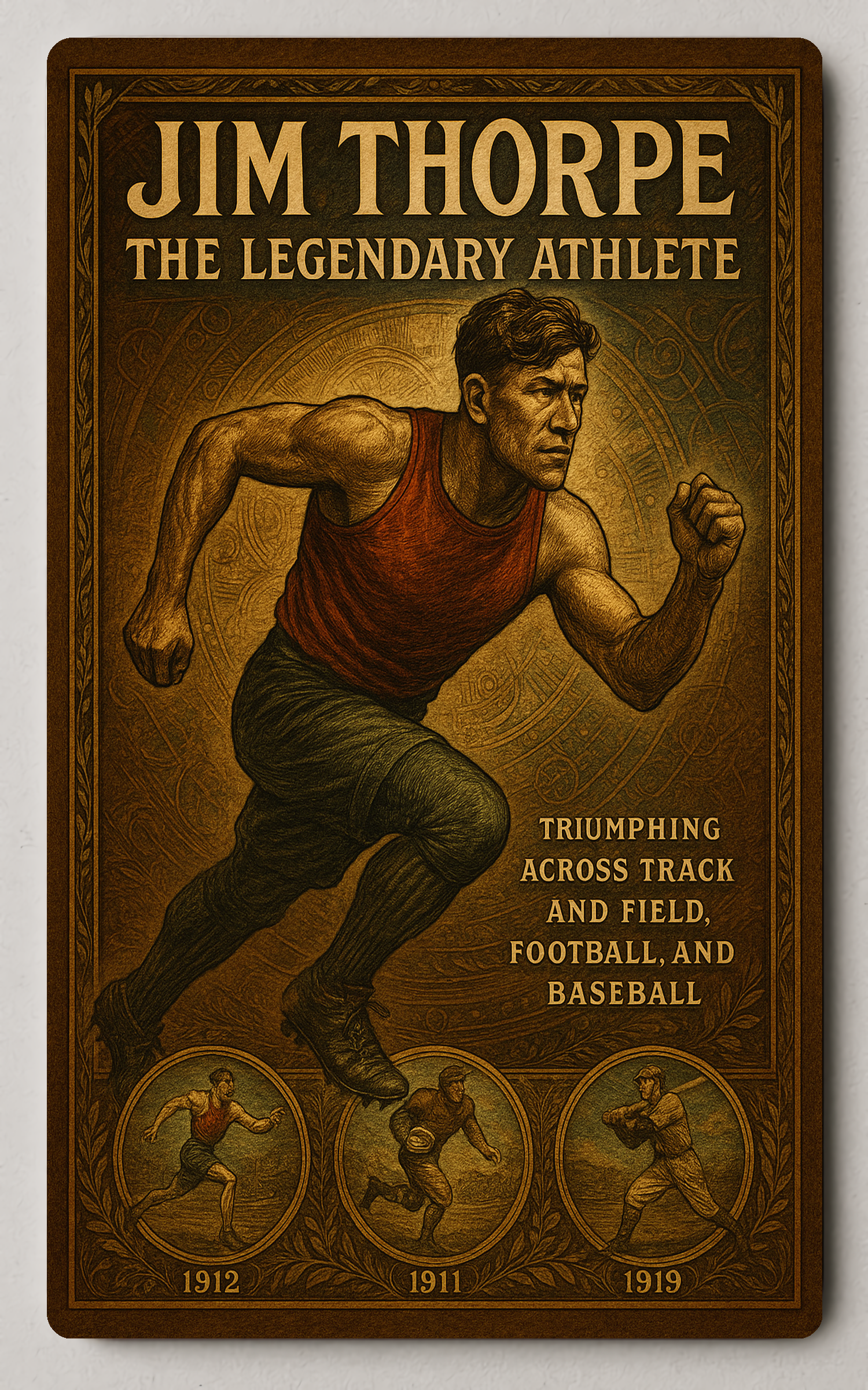 Jim Thorpe The Legendary Athlete Trading Card