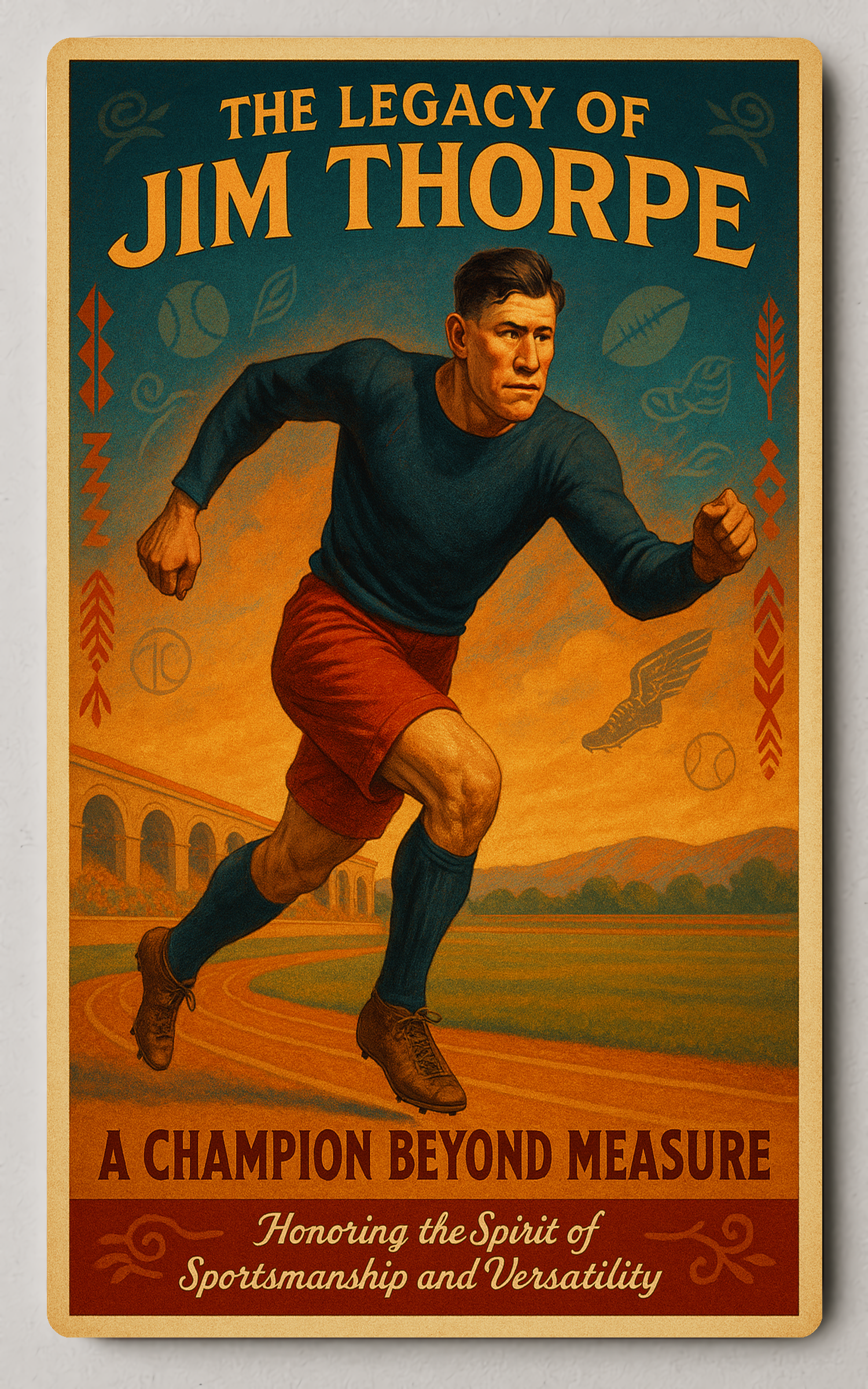 The Legacy of Jim Thorpe Trading Card