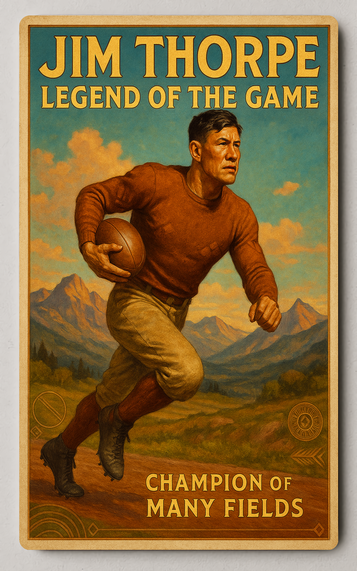 Jim Thorpe Legend of the Game Trading Card