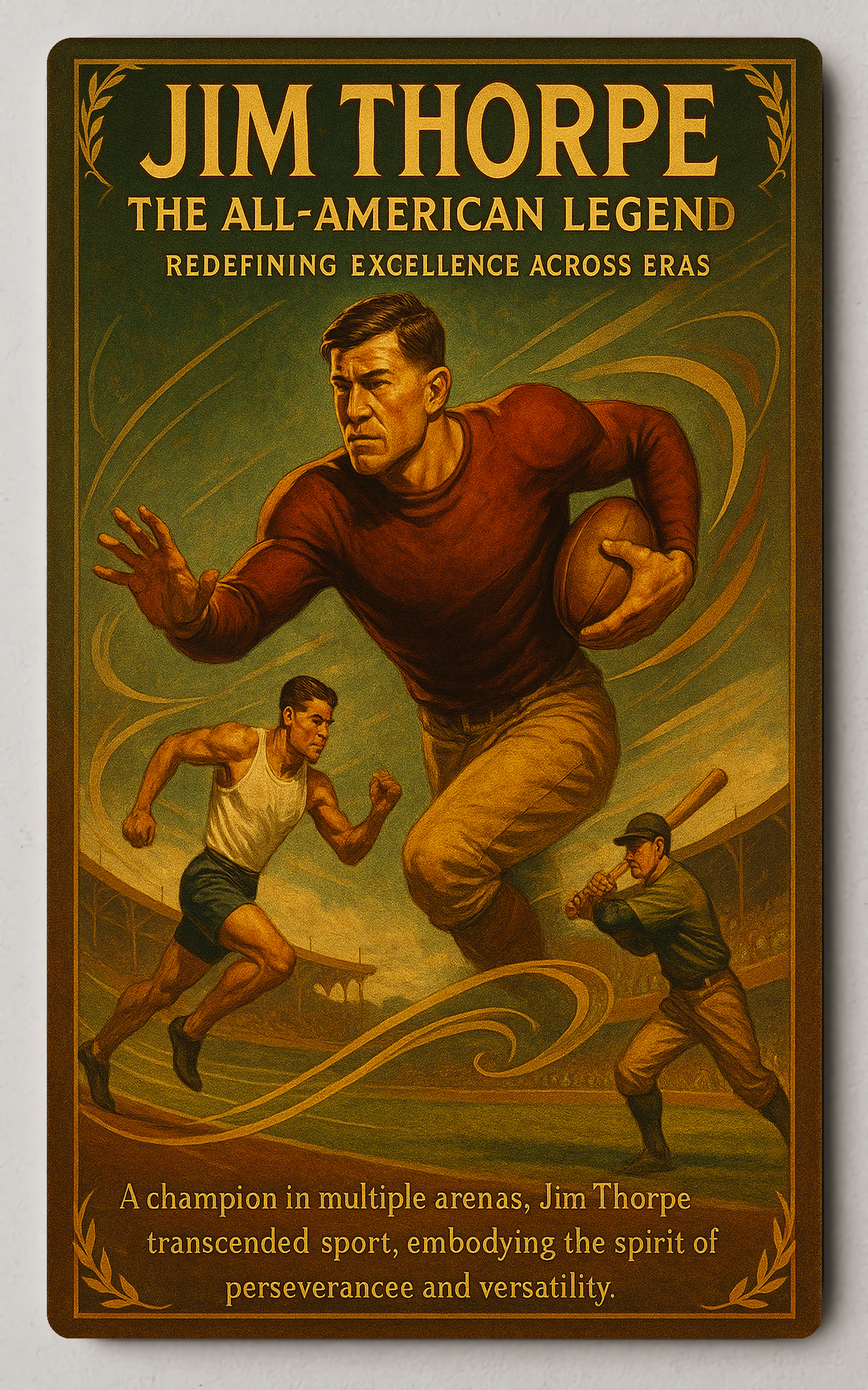 Jim Thorpe The All-American Legend Trading Card