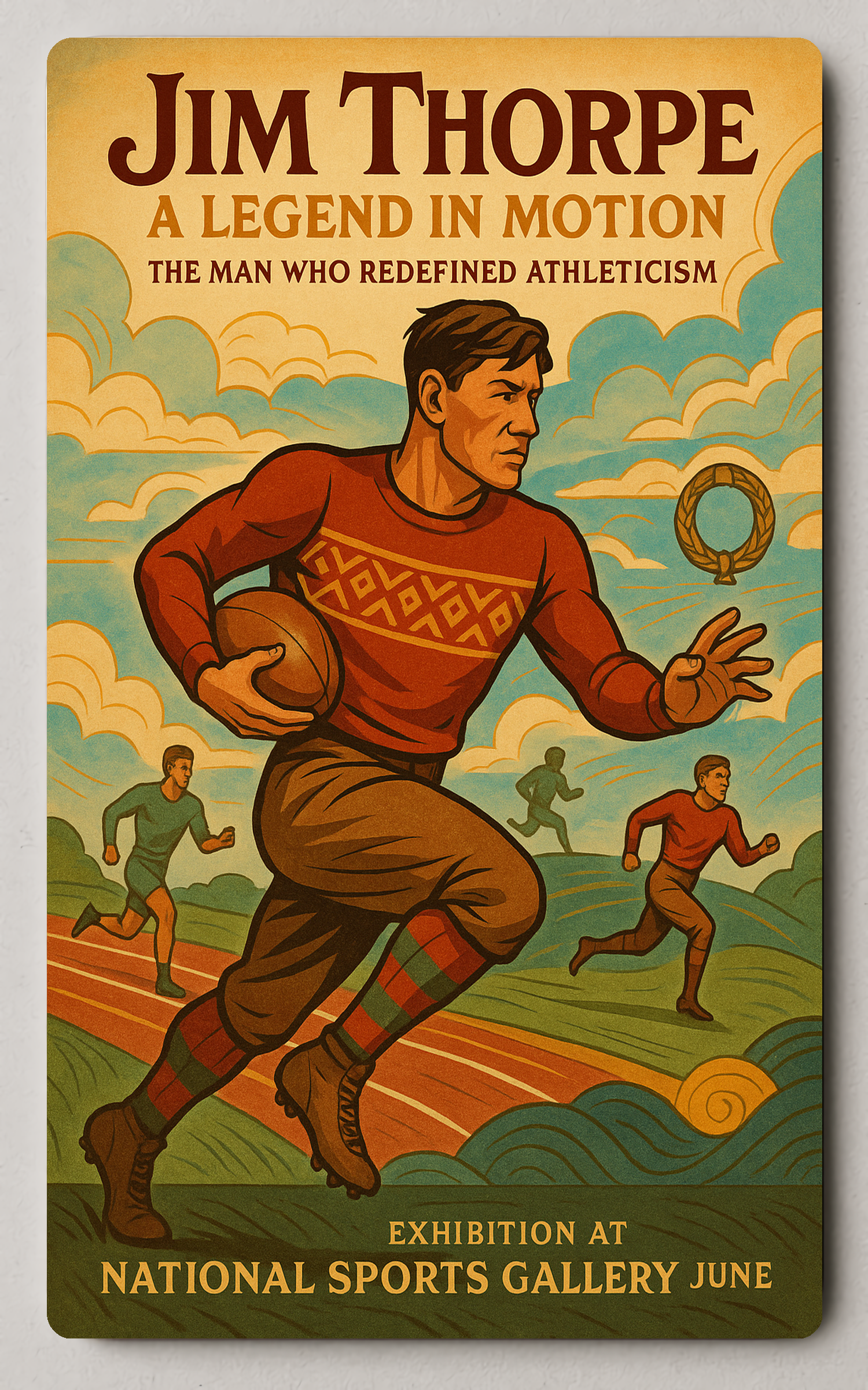 Jim Thorpe A Legend in Motion Trading Card