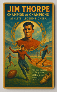 Jim Thorpe Champion of Champions Trading Card