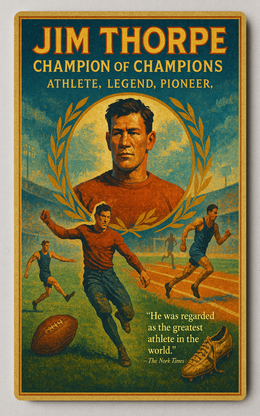 Jim Thorpe Champion of Champions Trading Card