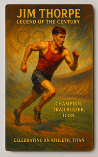 Jim Thorpe Legend of the Century Trading Card