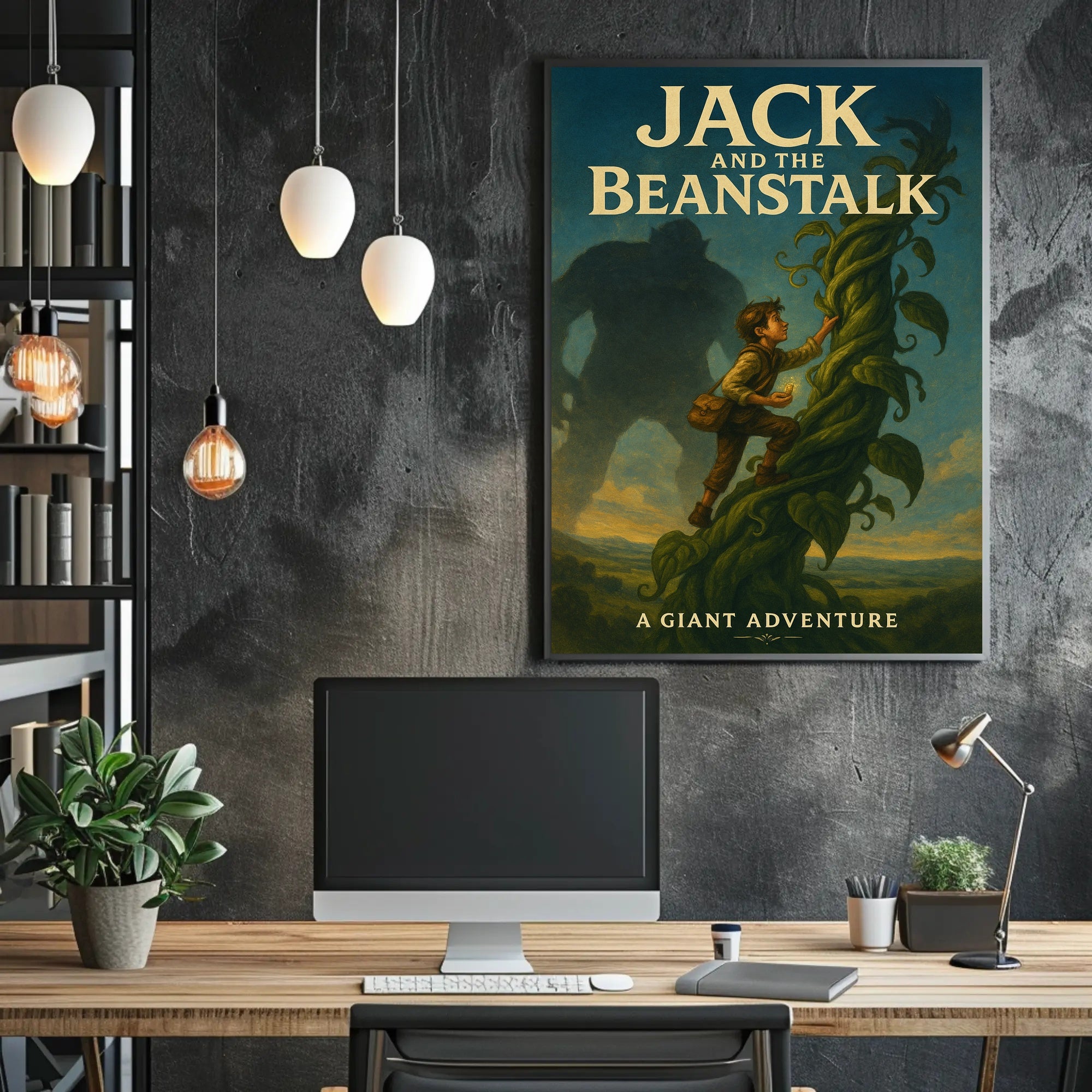 Jack and the Beanstalk Adventure Poster PosterGoat