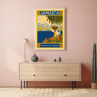Jamaica: The Gem of the Tropics Travel Poster PosterGoat