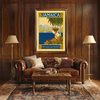 Jamaica: The Gem of the Tropics Travel Poster PosterGoat