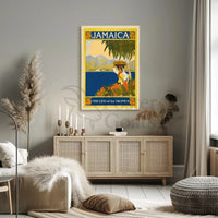 Jamaica: The Gem of the Tropics Travel Poster PosterGoat