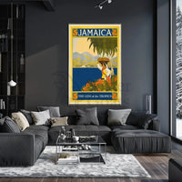 Jamaica: The Gem of the Tropics Travel Poster PosterGoat