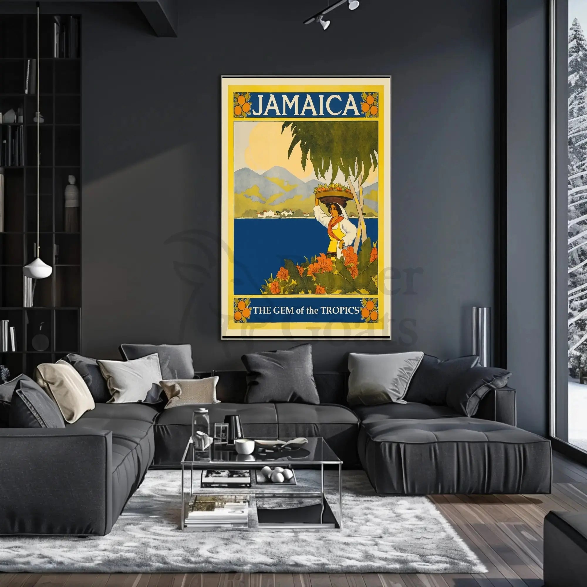 Jamaica: The Gem of the Tropics Travel Poster PosterGoat