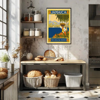 Jamaica: The Gem of the Tropics Travel Poster PosterGoat