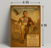 James Francis Thorpe Legendary Athlete Poster PosterGoat