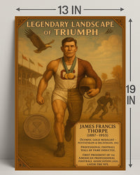James Francis Thorpe Legendary Athlete Poster PosterGoat