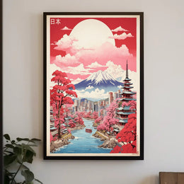 Japan's Timeless Harmony in Cultural or Heritage Poster PosterGoat