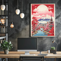 Japan's Timeless Harmony in Cultural or Heritage Poster PosterGoat