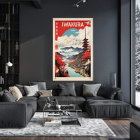 Japanese Landscape with Mount Fuji: Travel Poster PosterGoat
