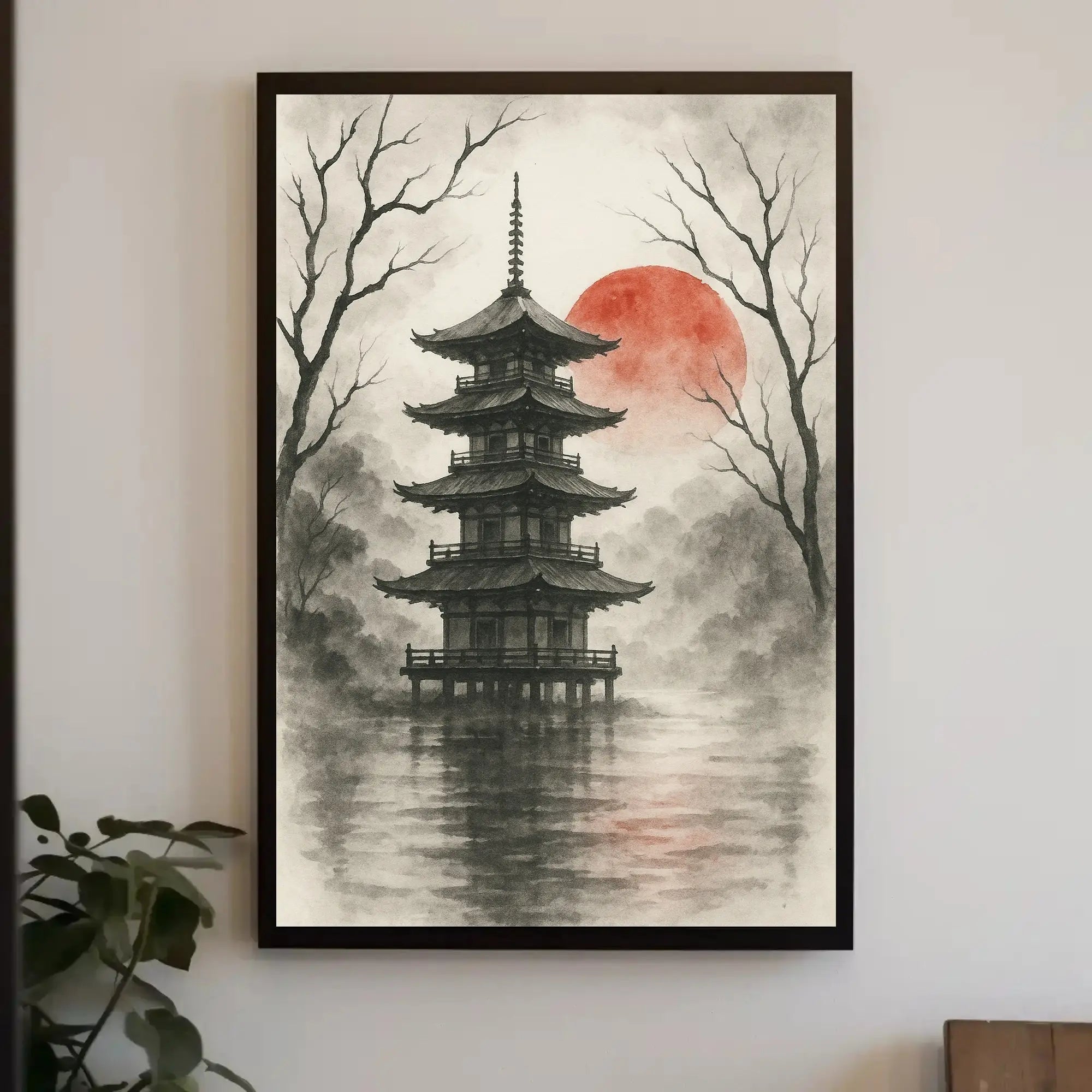 Japanese Pagoda Serenity Cultural Heritage Poster PosterGoat