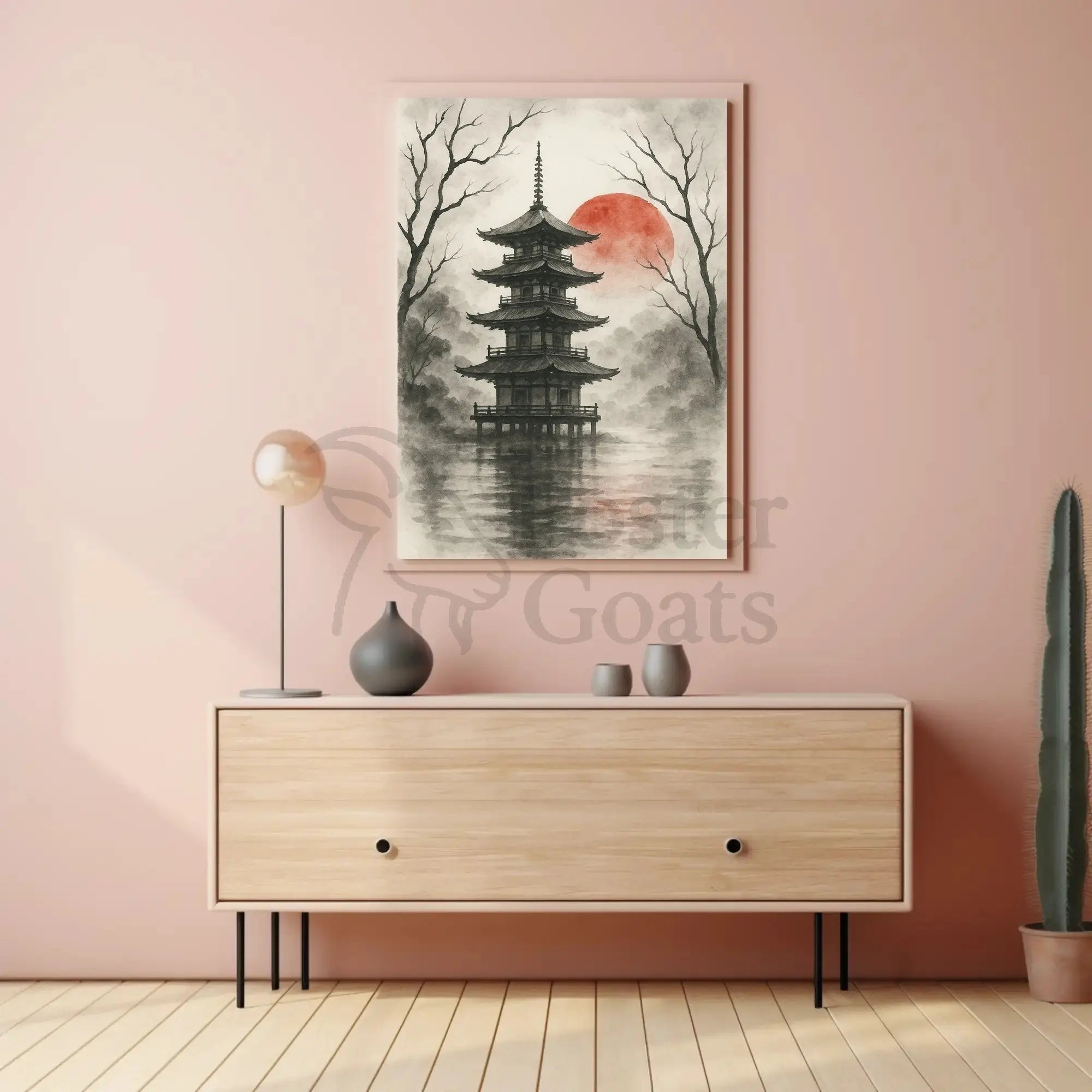 Japanese Pagoda Serenity Cultural Heritage Poster PosterGoat