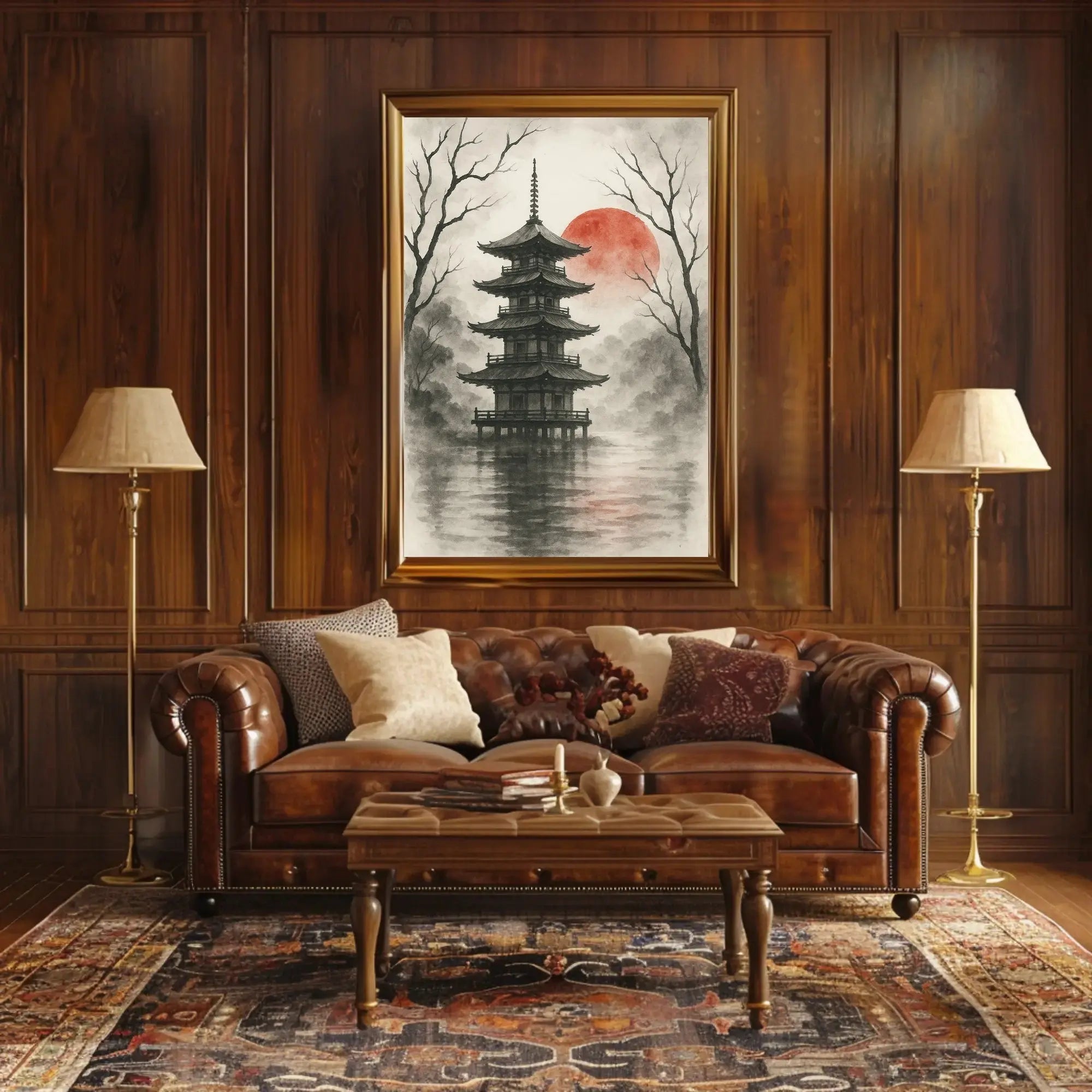 Japanese Pagoda Serenity Cultural Heritage Poster PosterGoat