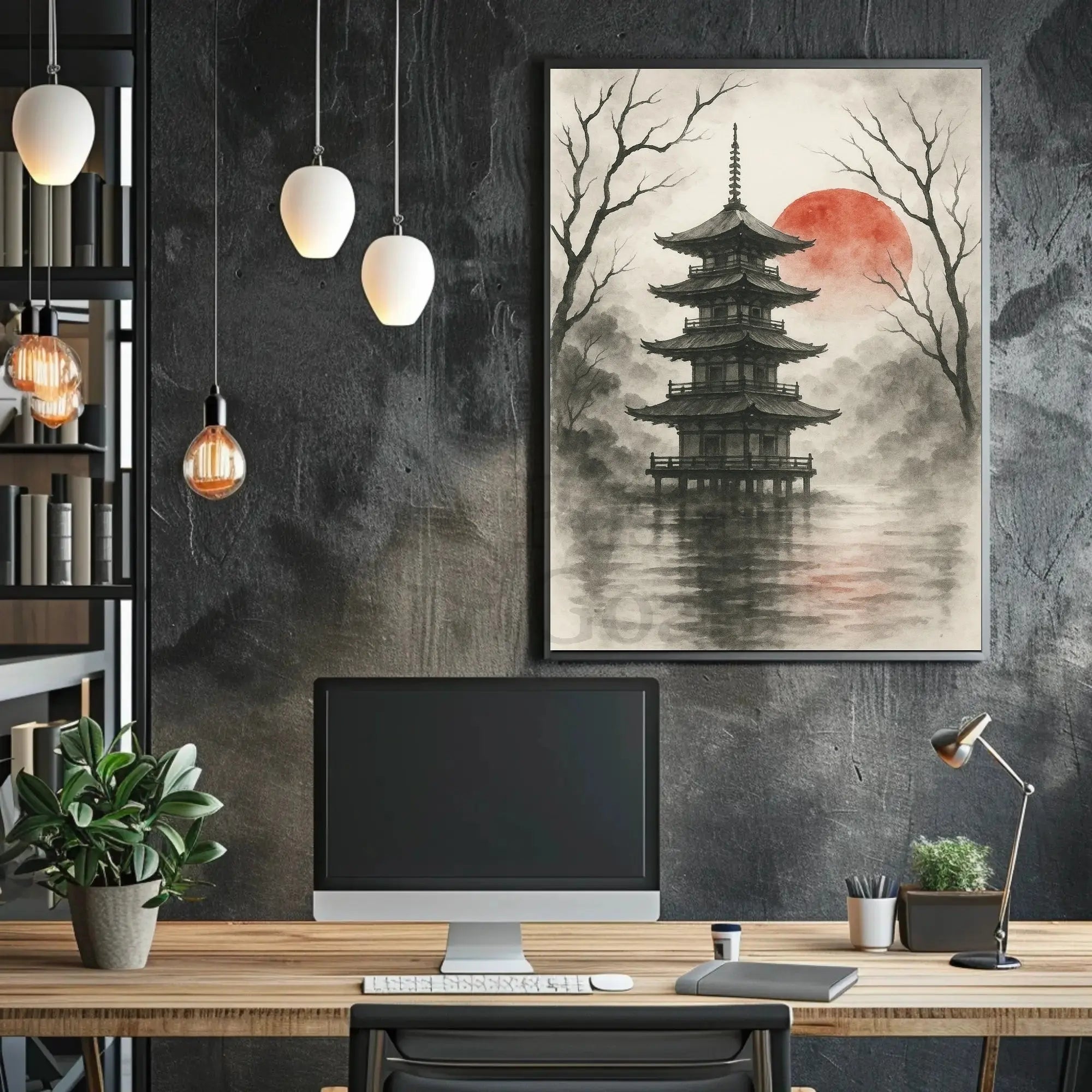 Japanese Pagoda Serenity Cultural Heritage Poster PosterGoat