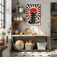 Japanese Pagoda & Cherry Blossoms Cultural Heritage Poster PosterGoat