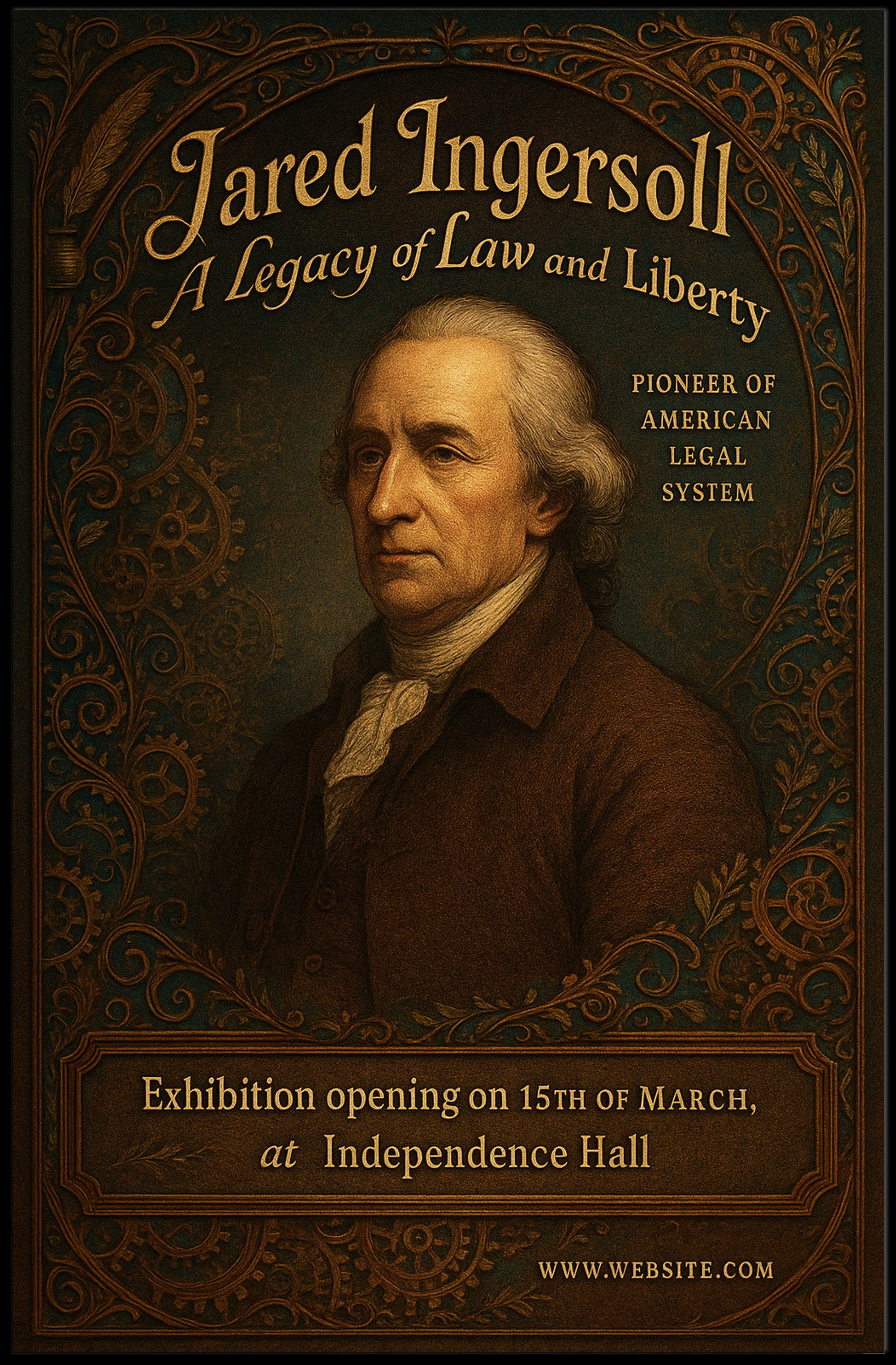 Jared Ingersoll A Legacy of Law and Liberty Poster PosterGoat