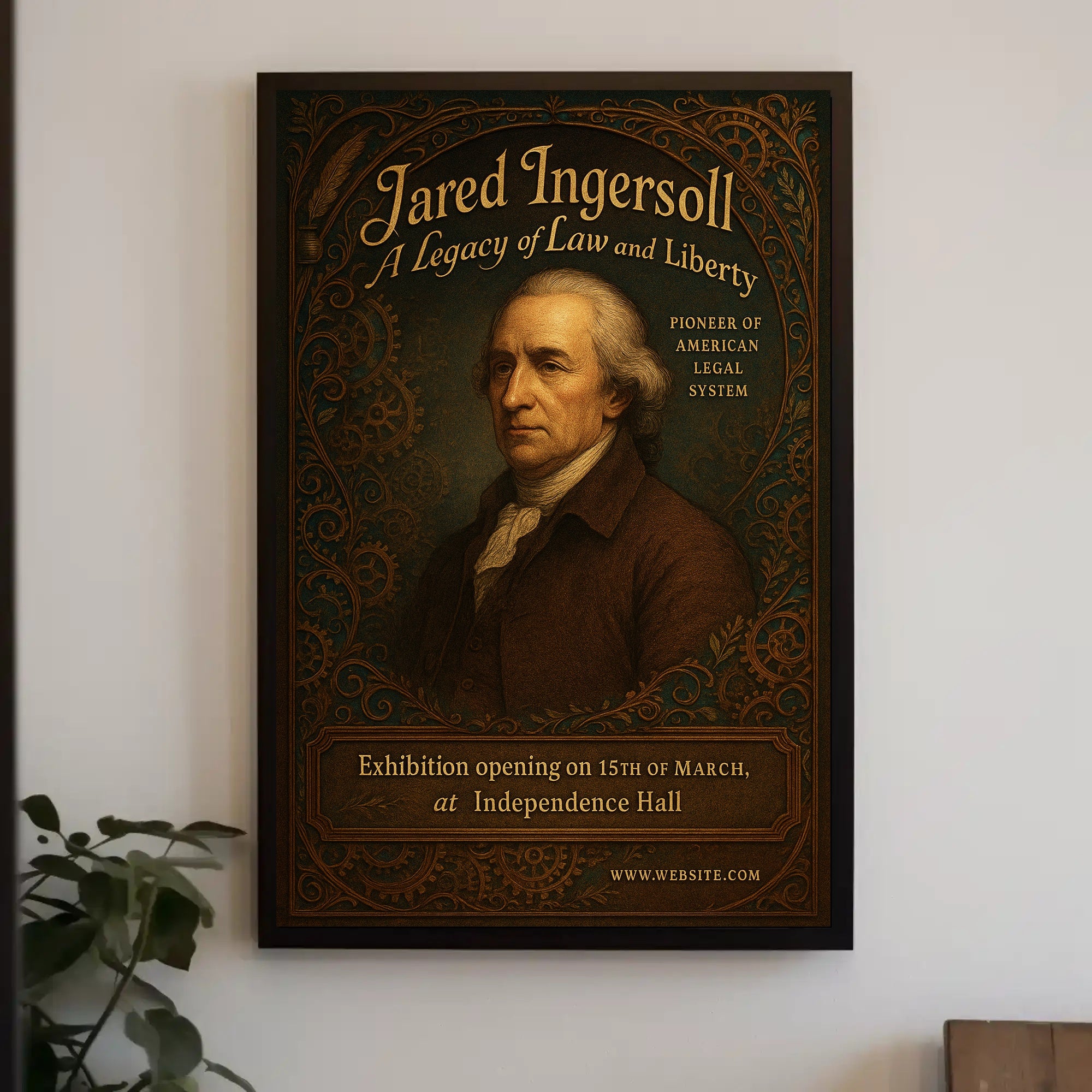 Jared Ingersoll A Legacy of Law and Liberty Poster PosterGoat