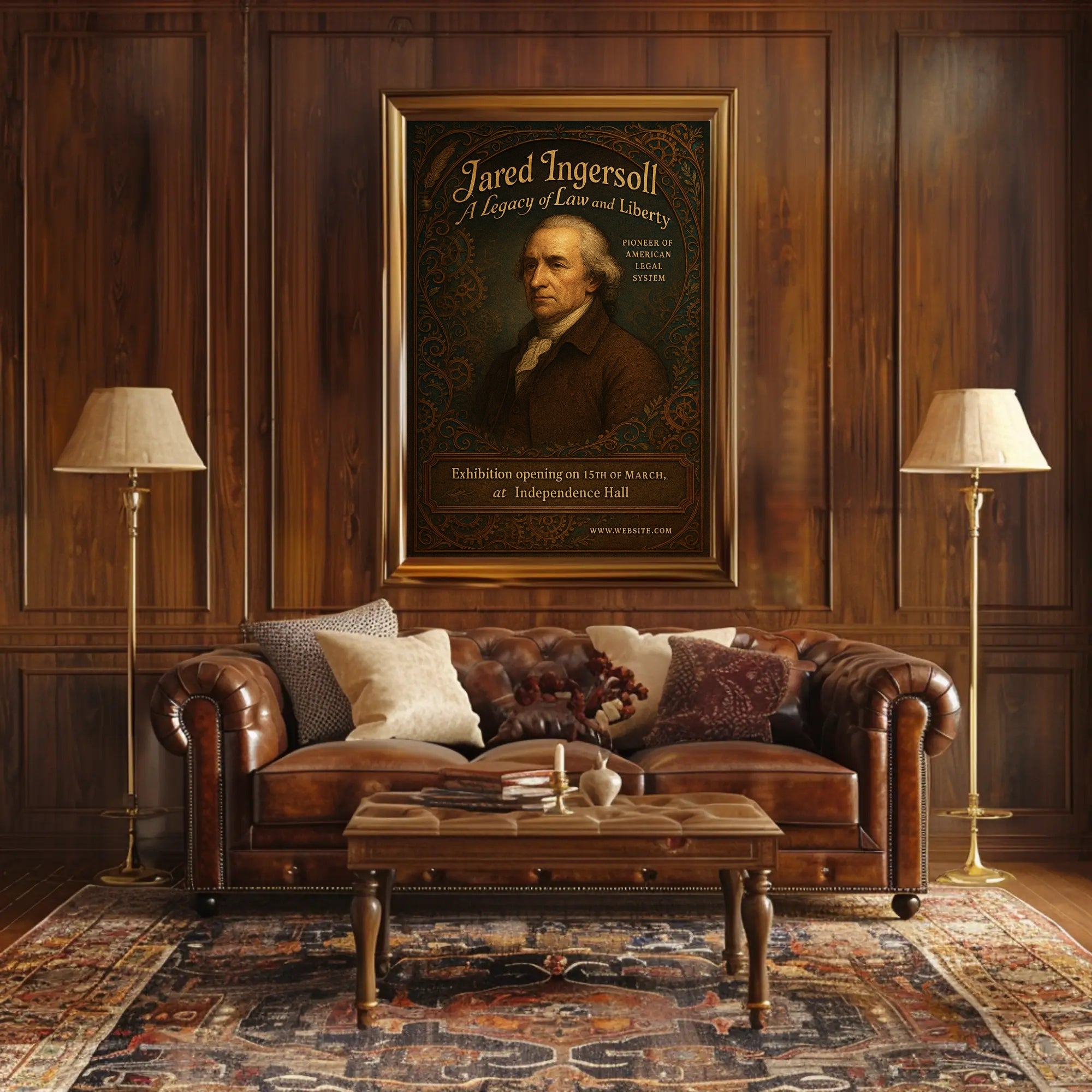 Jared Ingersoll A Legacy of Law and Liberty Poster PosterGoat