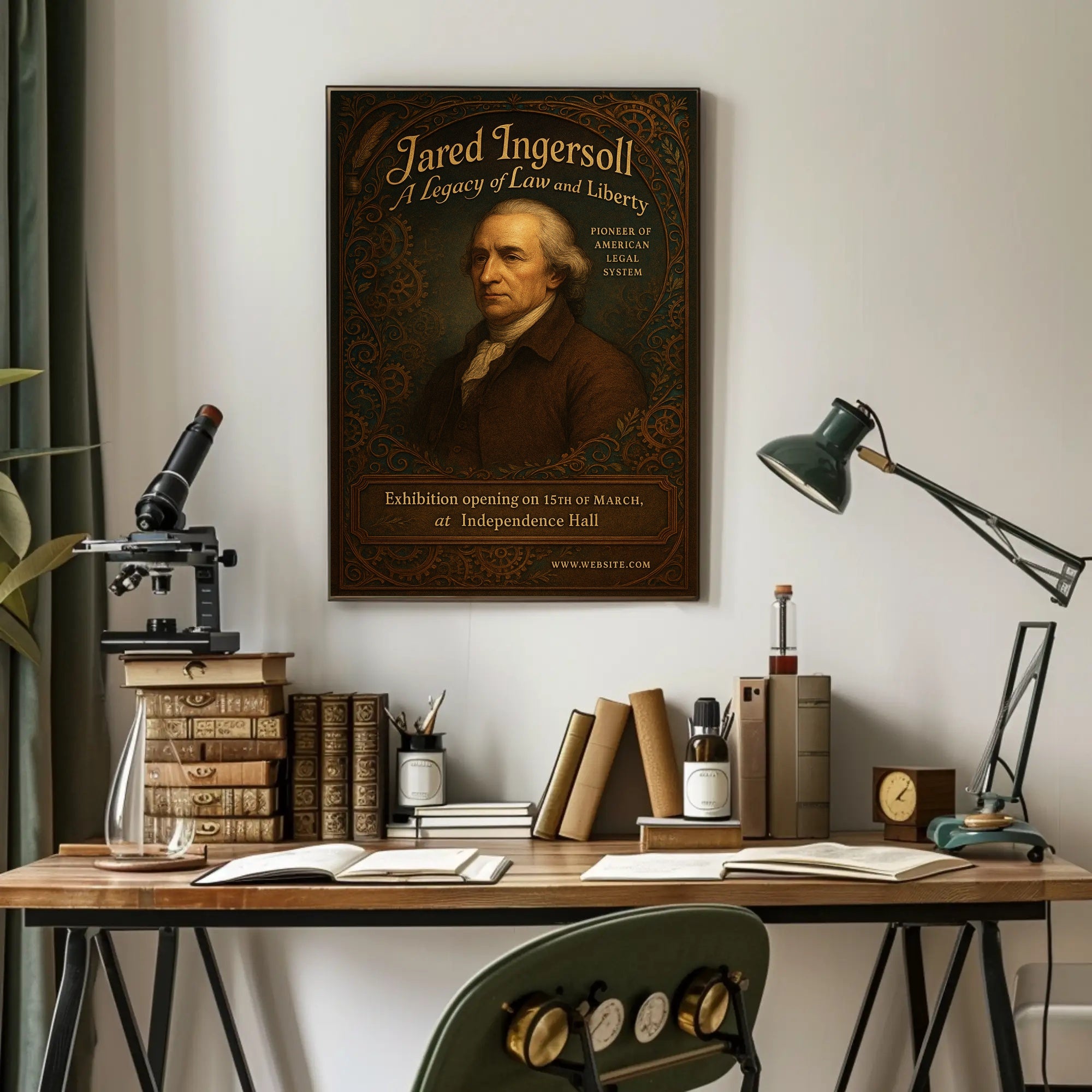 Jared Ingersoll A Legacy of Law and Liberty Poster PosterGoat